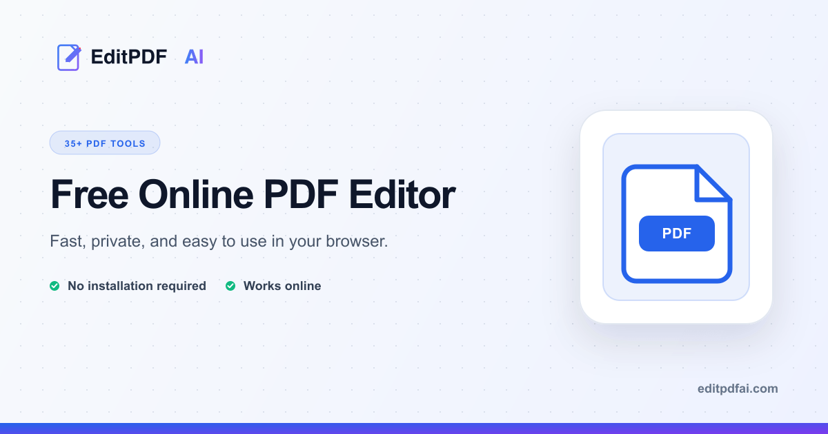 EditPDF AI — official preview image